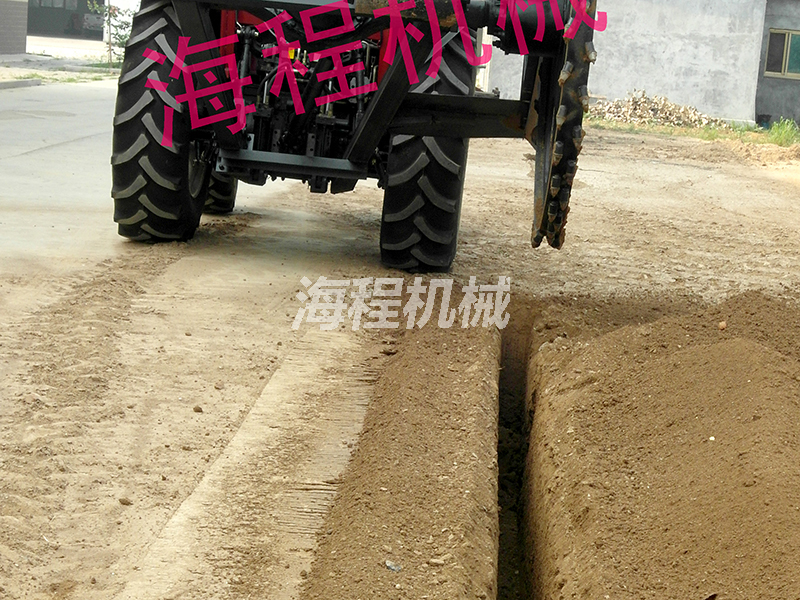 圆盘开沟效果图 