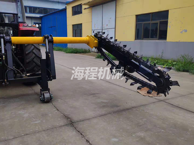 高速跨栏开沟机