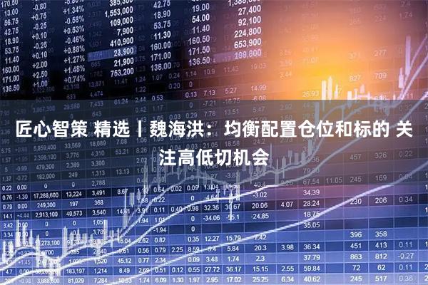 匠心智策 精选丨魏海洪：均衡配置仓位和标的 关注高低切机会